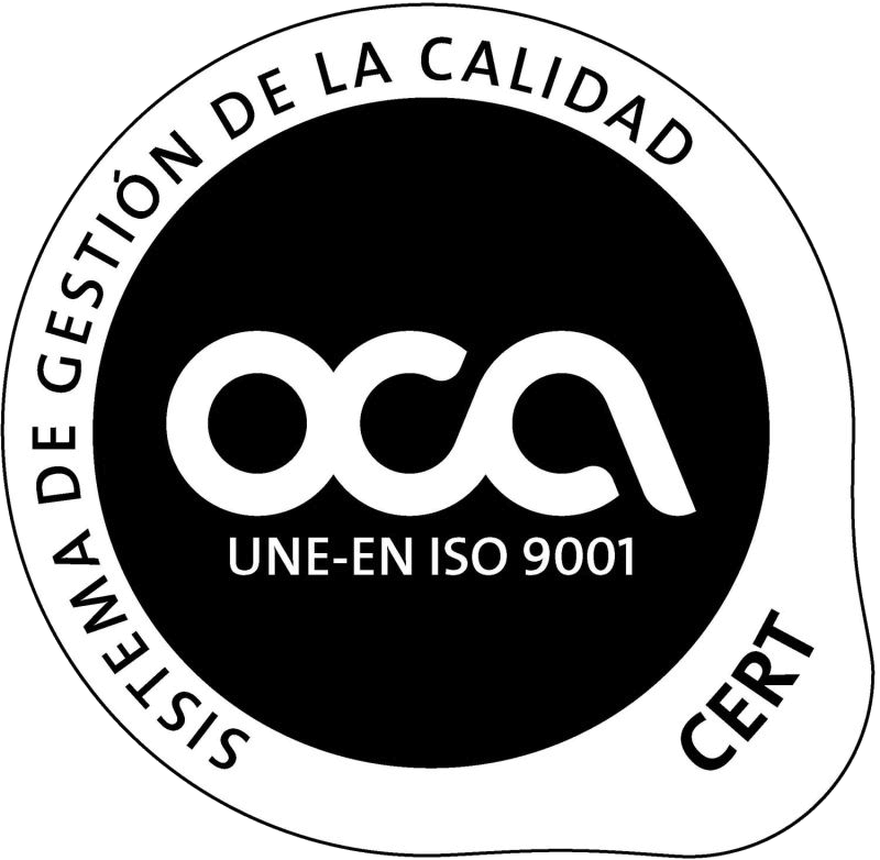 Sello de calidad ISO 9001 OCA